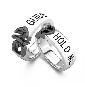 Guide Me Hold Me Couple Ring