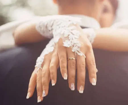 Woman Wearing Wedding Ring