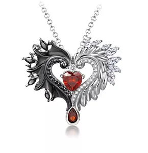Gothic Angel Wings Necklace