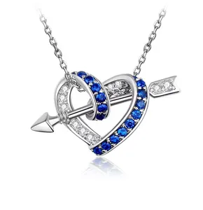 Dainty Heart Arrow Necklace