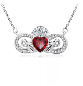 Silver Claddagh Necklace