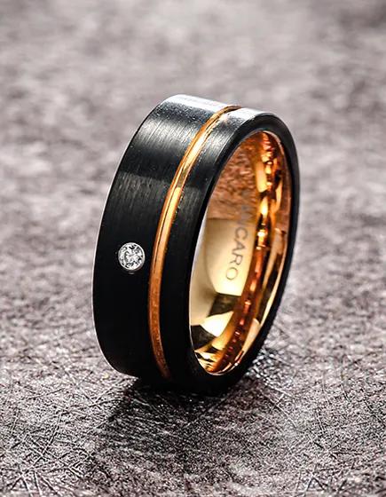 Classic Tungsten Steel  Men's Ring