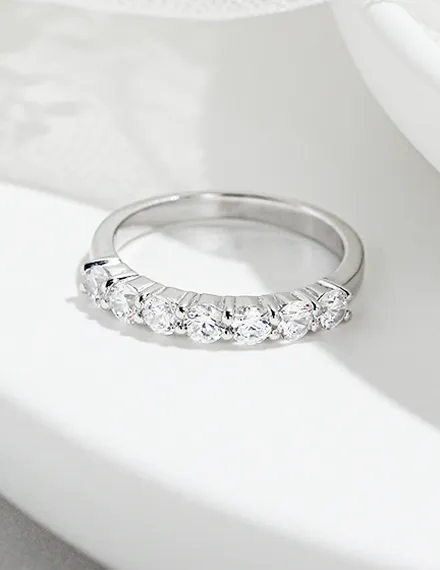 Half Eternity Wedding Ring