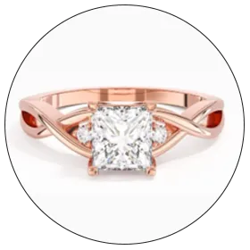 Custom Rose Gold Engagement Ring