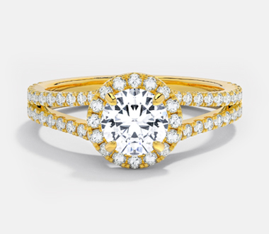 Split Shank Engagement Ring