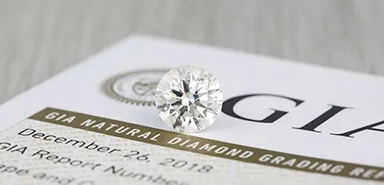 Moissanite Stone with GIA Certificate