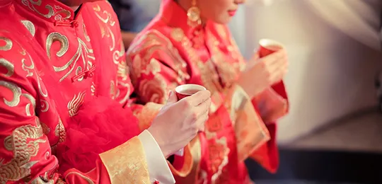 Tea Ceremony in Chinese Wedding