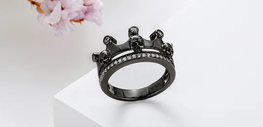 Skull Crown Ring