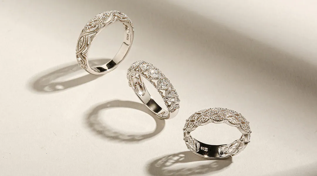 VANCARO White Gold Wedding Rings
