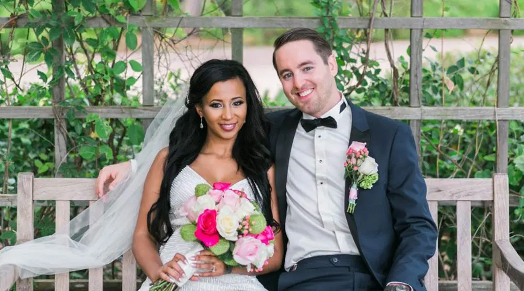 Multicultural Wedding Couple