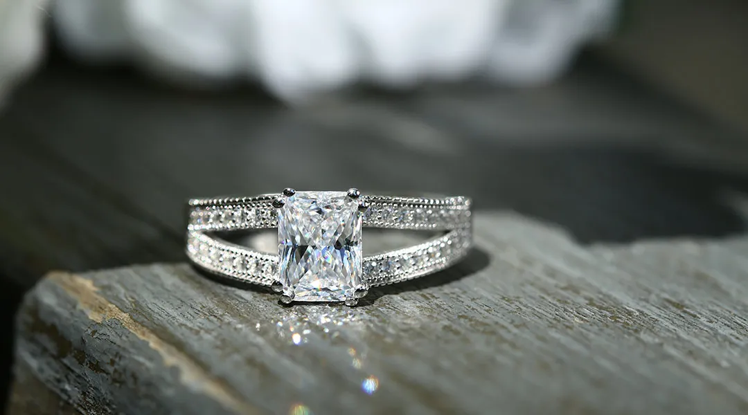 Radiant Cut Engagement Ring