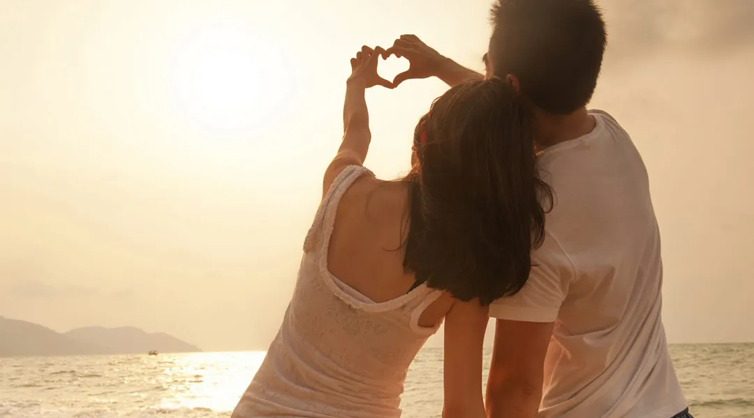 Couple in the seaside