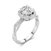 Charming Round 2.00ct Moissanite Engagement Ring