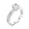 Prong Engagement Ring 1.00ct Moissanite