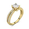 Prong Engagement Ring 1.00ct Moissanite