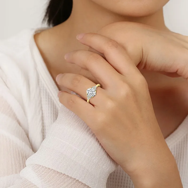 Understated Oval Cut Engagement Ring