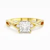 14K Gold Moissanite Engagement Ring