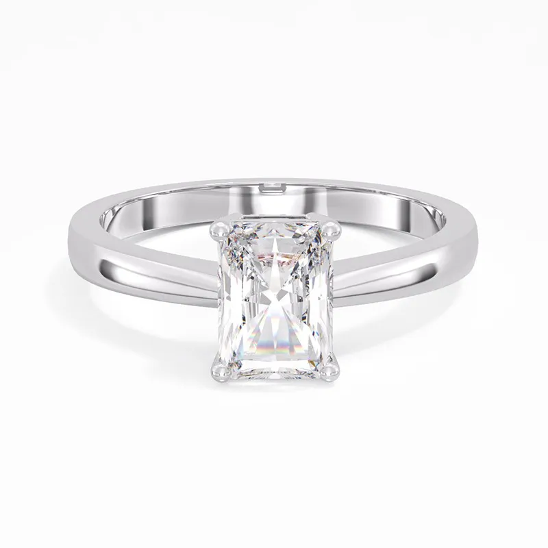 Solitaire Engagement Ring 1.00ct Moissanite