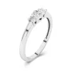 925 Sterling Silver Moissanite Promise Ring