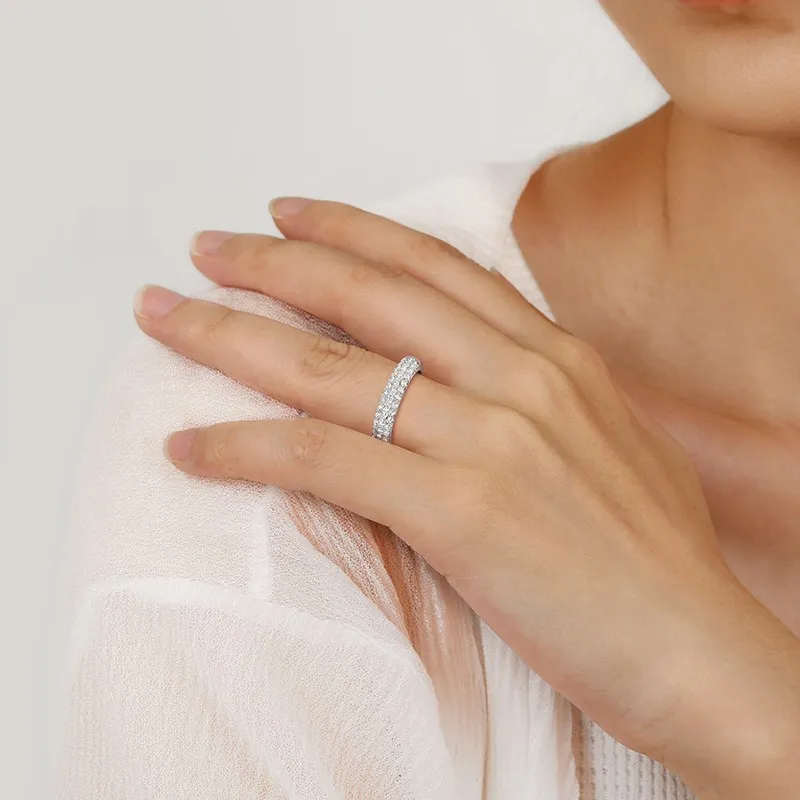 Le luxe Moissanite Bague de mariage