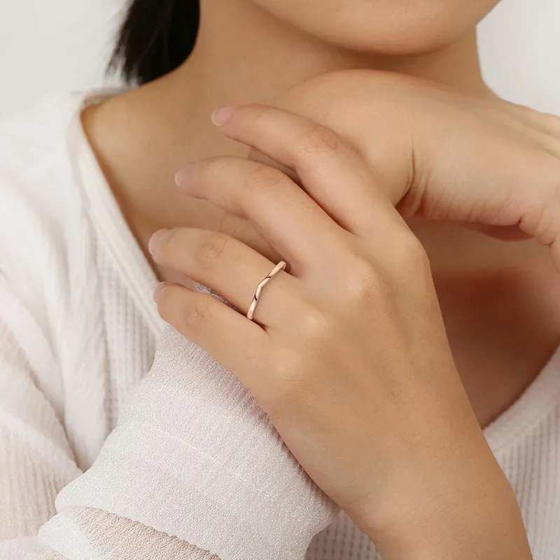 Minimalist Stackable Wedding Ring
