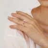 18K Rose Gold Moissanite Bridal Set