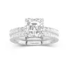 Prong Wedding Ring Set 2.00ct Moissanite