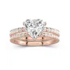 Prong Wedding Ring Set 2.00ct Moissanite