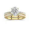 Griffe Ensemble d'alliances 2.00ct Moissanite