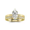 14K Gold Moissanite Bridal Set