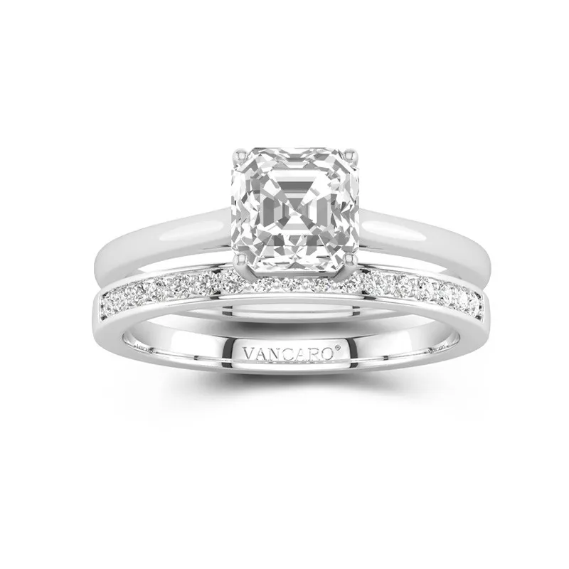 Cathedral Bridal Set 2.00ct Moissanite