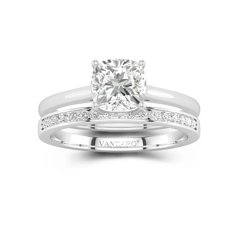 Cathedral Bridal Set 2.00ct Moissanite