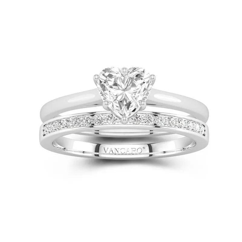 Cathedral Bridal Set 2.00ct Moissanite