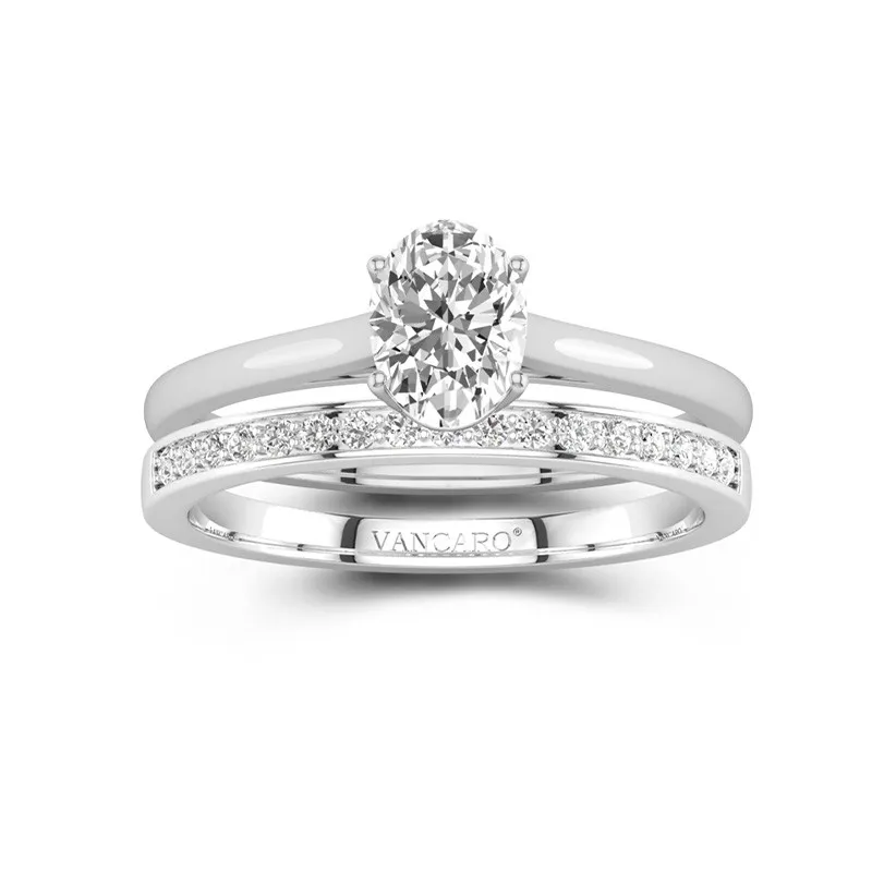 Cathedral Bridal Set 1.50ct Moissanite