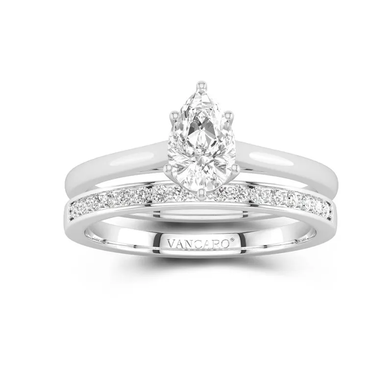 Cathedral Bridal Set 1.50ct Moissanite