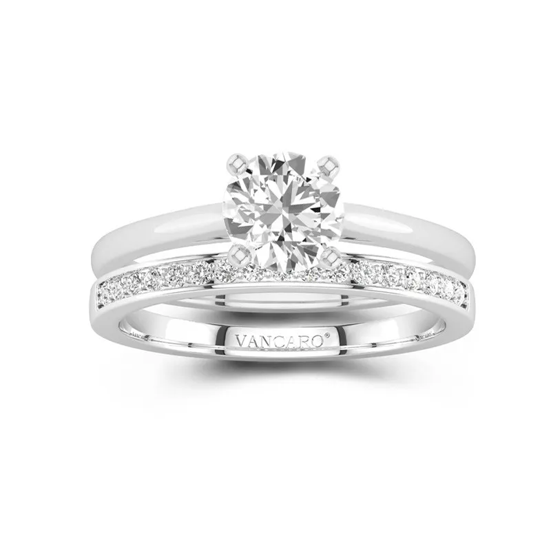 Cathedral Bridal Set 1.50ct Moissanite