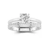 Cathedral Bridal Set 1.00ct Moissanite