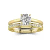 Cathedral Bridal Set 2.00ct Moissanite