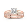 Timeless Asscher Cut Wedding Ring Set