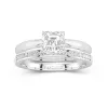 Timeless Asscher Cut Wedding Ring Set