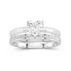 Timeless Heart Cut Wedding Ring Set