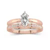 Timeless Marquise Cut Wedding Ring Set