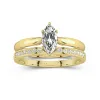 Timeless Marquise Cut Wedding Ring Set