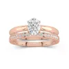 Timeless Oval Cut Wedding Ring Set