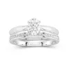 Timeless Oval Cut Wedding Ring Set