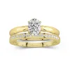 Timeless Oval Cut Wedding Ring Set