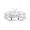 Timeless Radiant Cut Wedding Ring Set