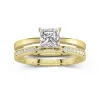 14K Gold Moissanite Bridal Set