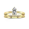 2.00ct Moissanite Wedding Ring Set 925 Sterling Silver