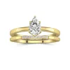 1.00ct Moissanite Wedding Ring Set 14K Gold